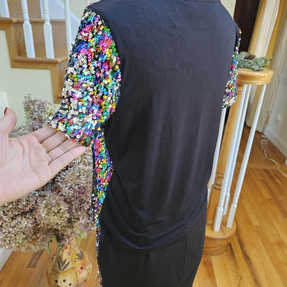 **Set** Matching Sequin Top & Skirt - image 6